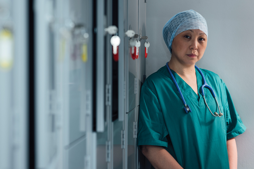 Stock photo of a nurse