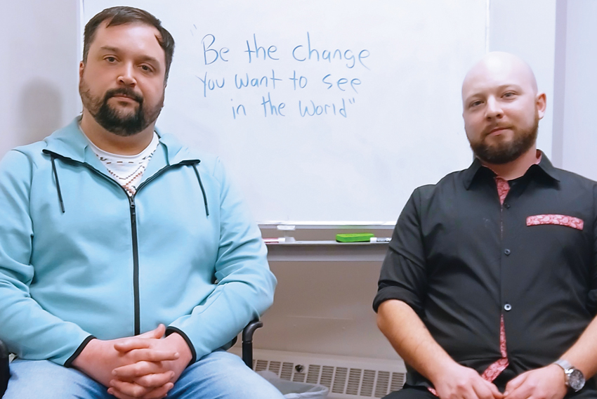 Photo of authors Matthew Hodgins and Josh Dyer