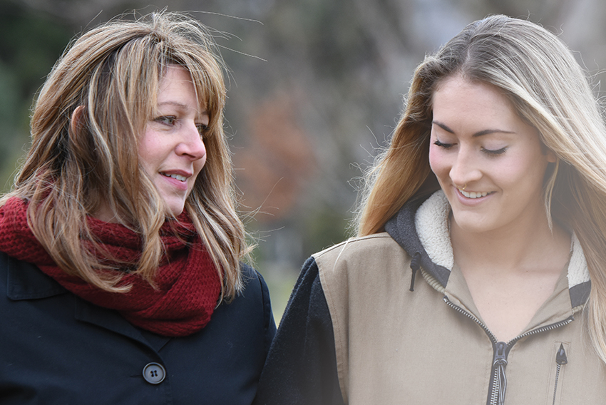 photo of mother Terri and daughter Rylee McKinlay courtesy of Penticton Western News